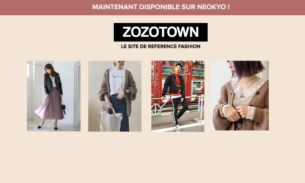 Zozotown mode japonaise hommes et femmes