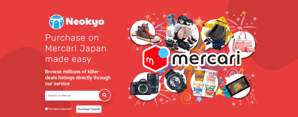 Purchase on mercari with Neokyo