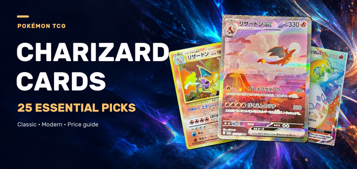 25 Essential Charizard Pokémon Cards | Era-by-Era Set, Card Number & Market Price Guide
