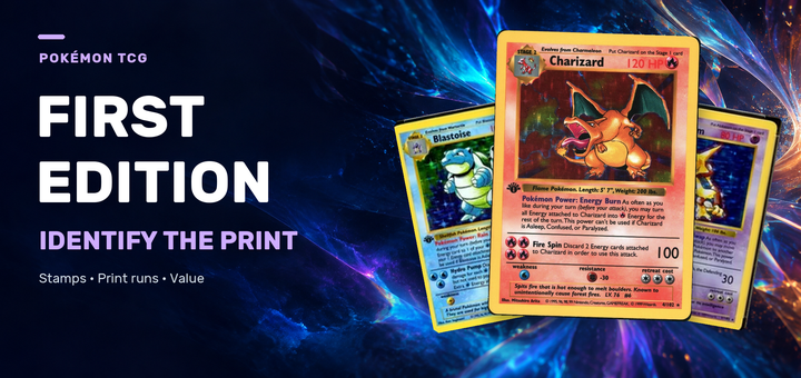 How to Identify First Edition Pokémon Cards | Explaining the Value of Initial Print Runs