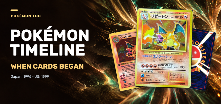 When Did Pokémon Cards Come Out? Japan in 1996, the U.S. in 1999, and What the Dates on Your Cards Mean